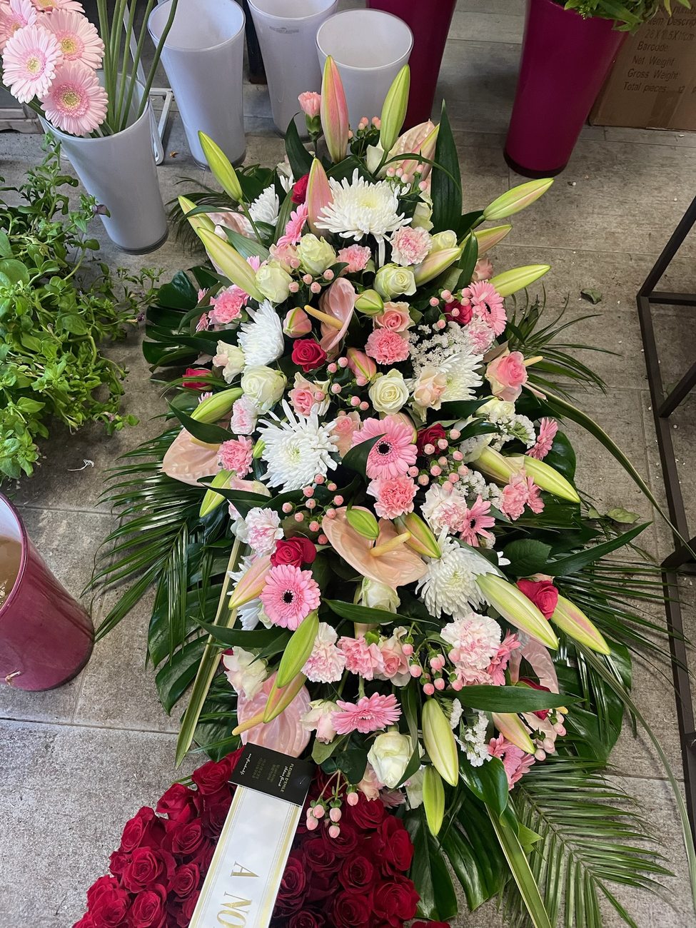 Funeral cushion