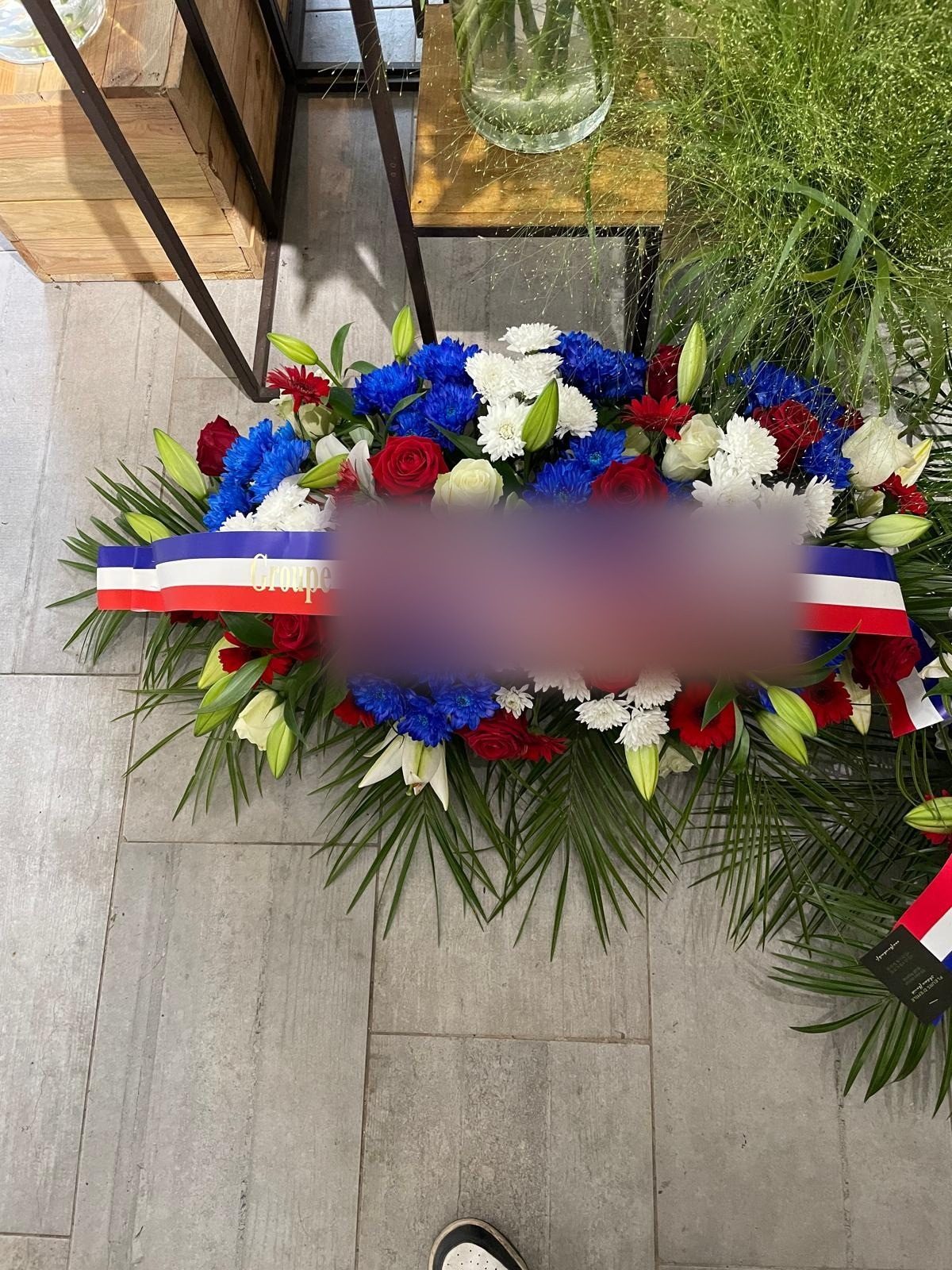 Funeral arrangement Fleurs d'Émile