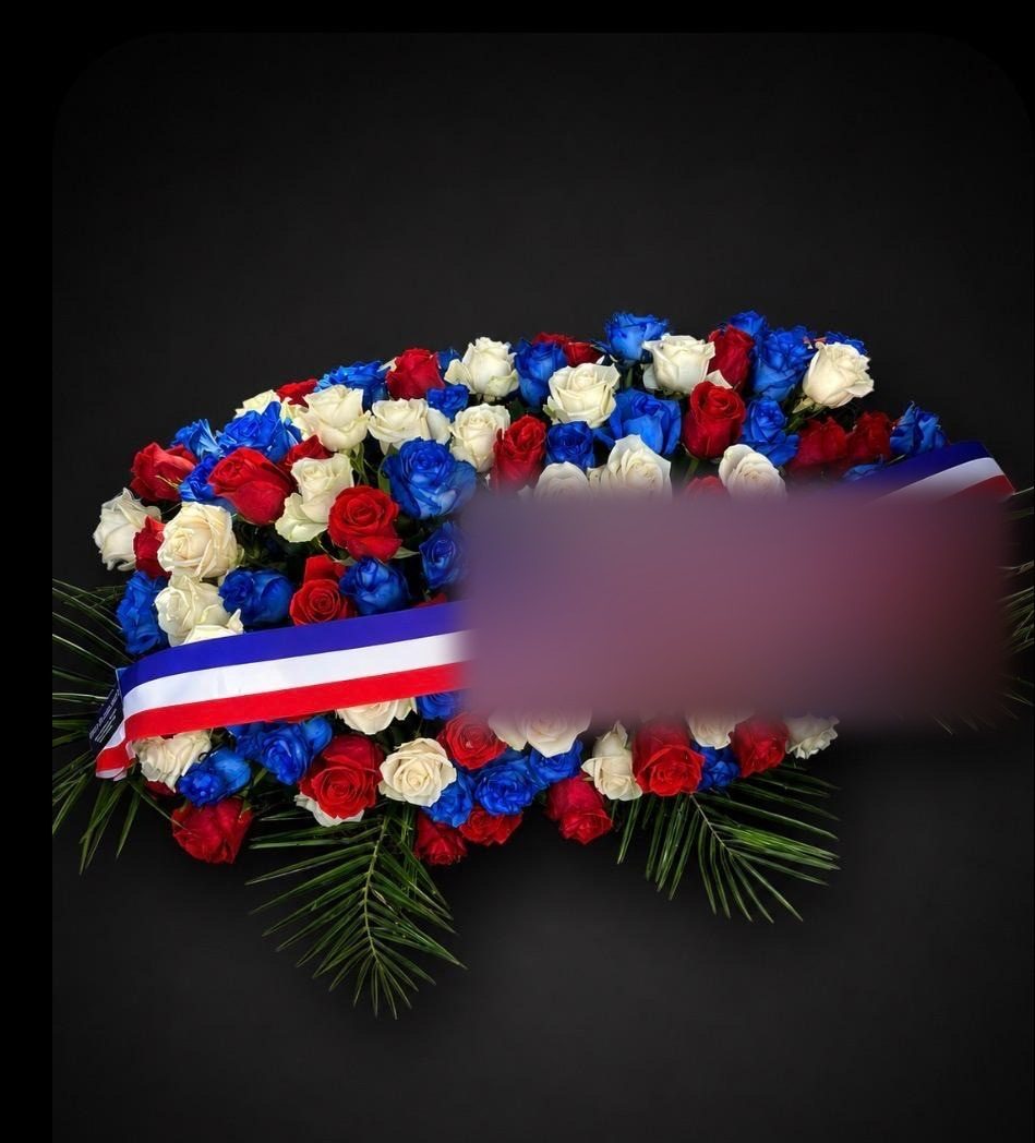 Funeral spray Pégomas