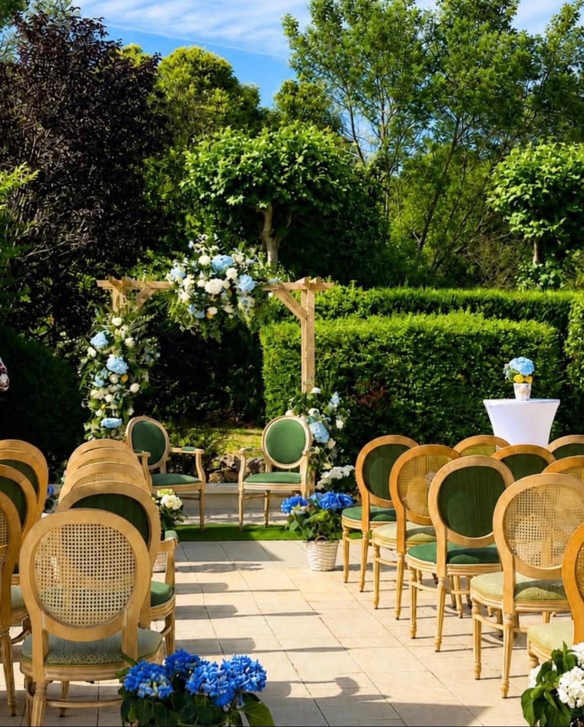 Cérémonie de mariage fleurie Côte d'Azur