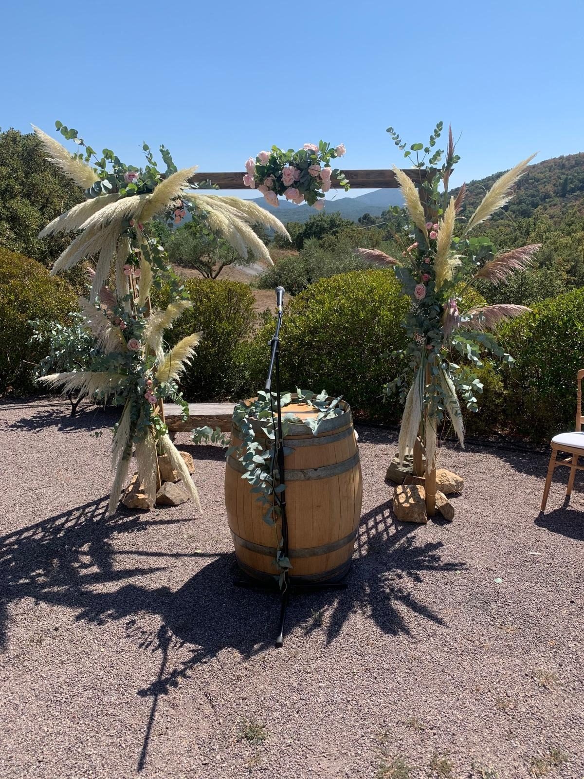 Country-style wedding decoration