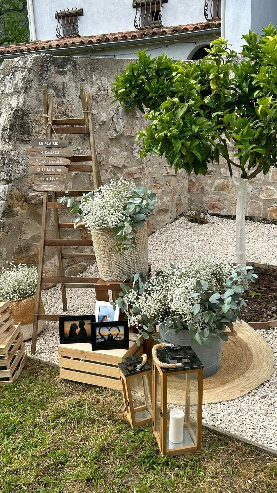 Ceremony décor Pégomas